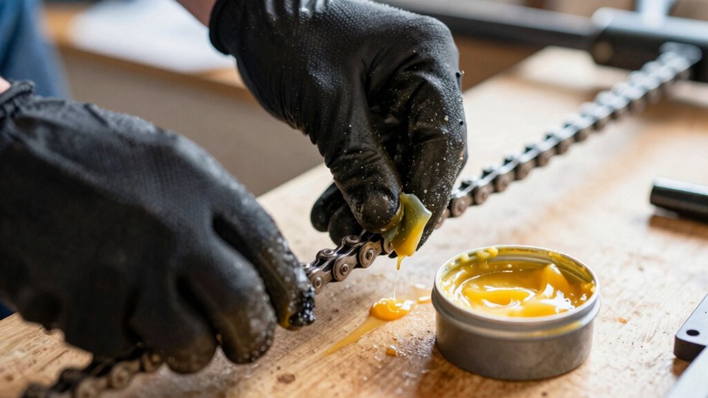 apply wax carefully and clean