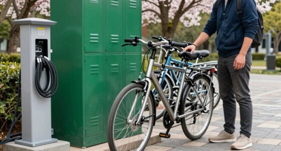 bike charging and storage