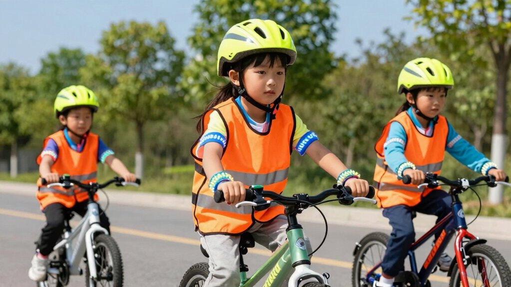 bright well fitting safety gear
