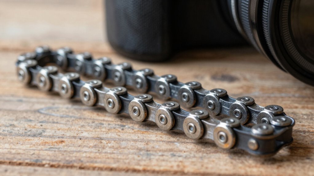 chain wear from dirt