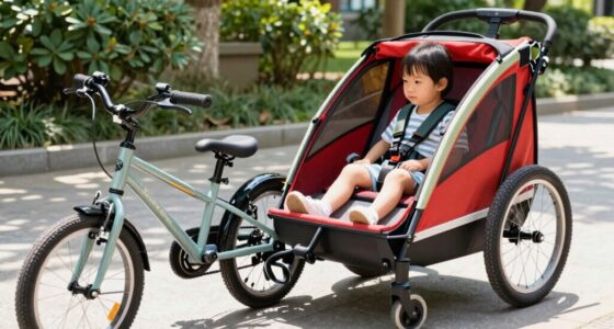 child safety trailer setup