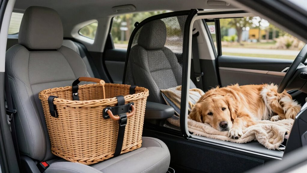 dog travel stress cues