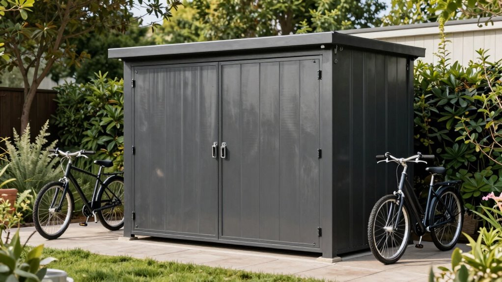 durable secure bike storage