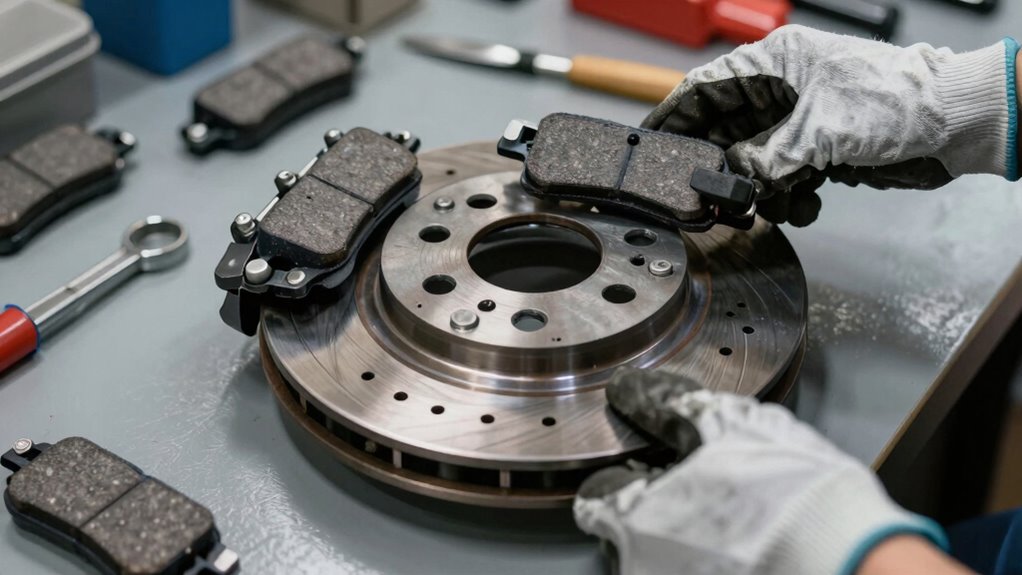 ensure correct pad seating