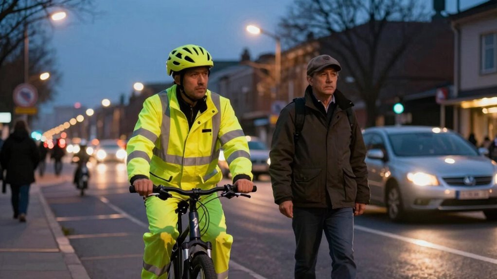 high visibility and reflective clothing