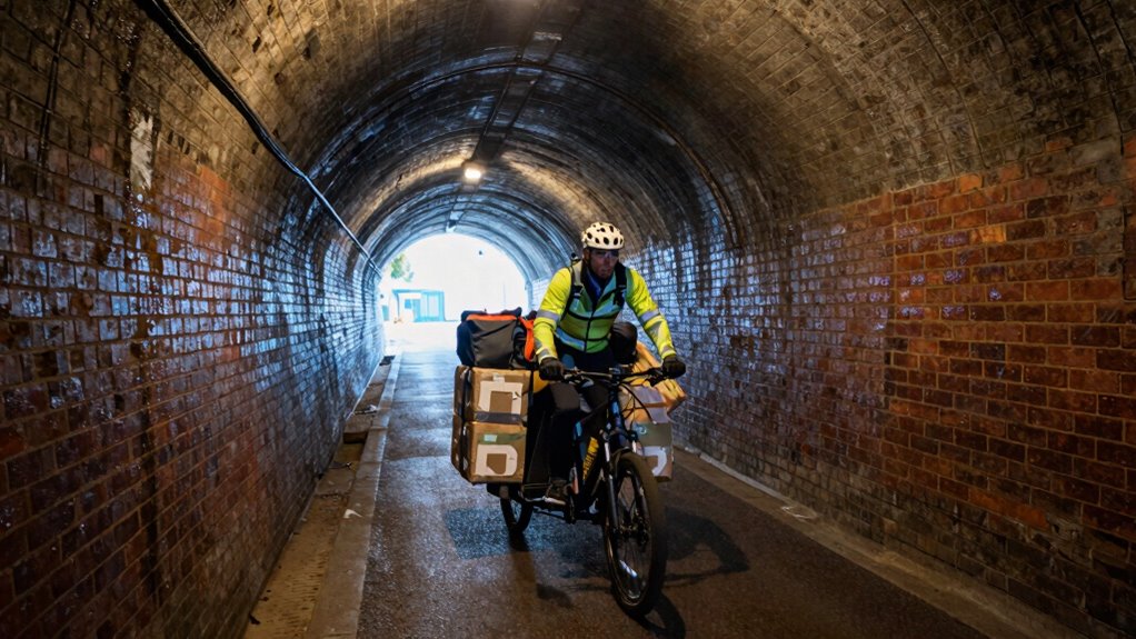 navigate tunnels with caution