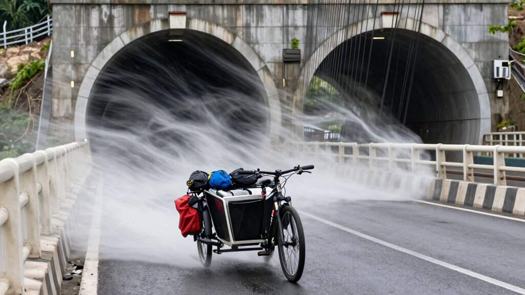 navigate wind and bridge conditions