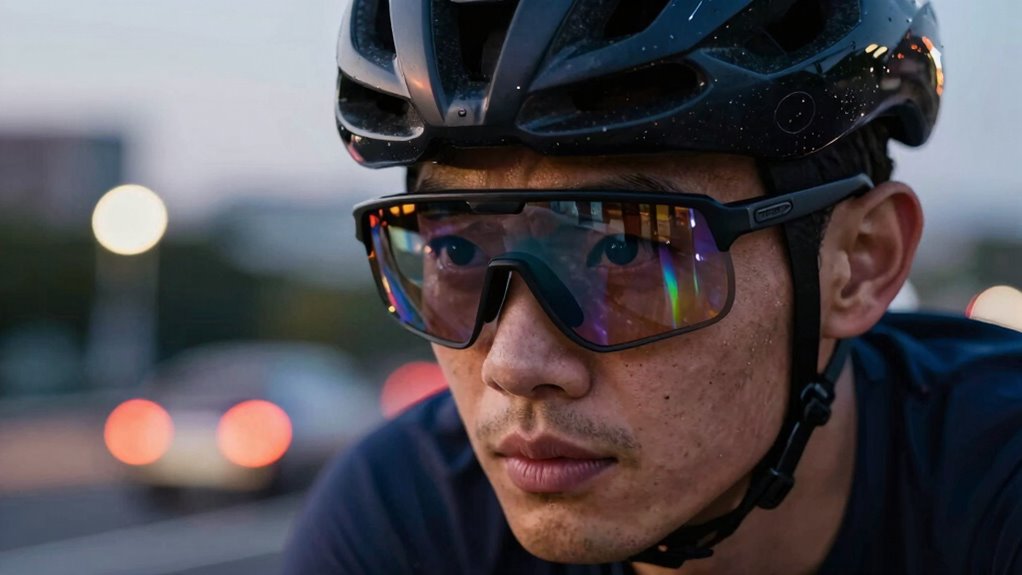 photochromic lenses unsuitable nighttime