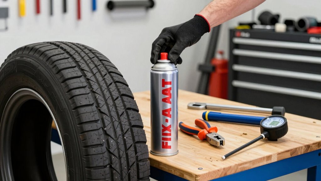 prepare locate repair inflate