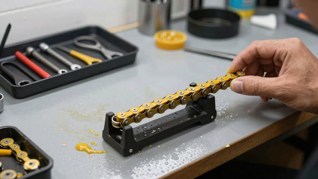 prepare workspace for spills