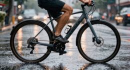 rainy e bike traction