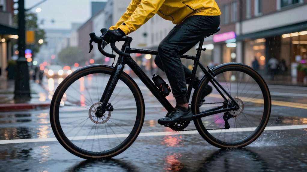 rainy weather traction safety