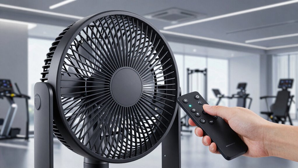 remote controlled fan features