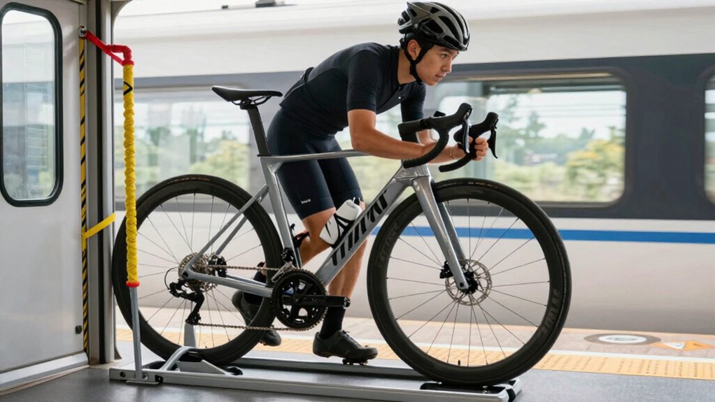 secure bike with locks