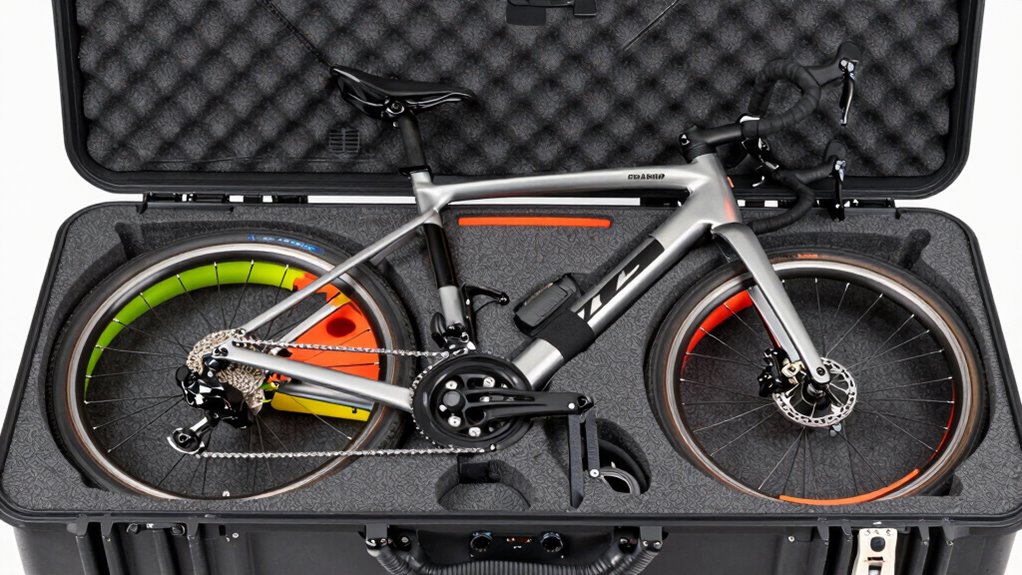 secure bike with padding