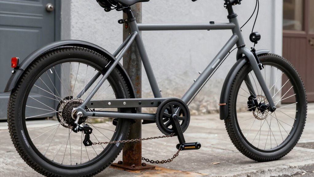 secure wheels saddle handlebars