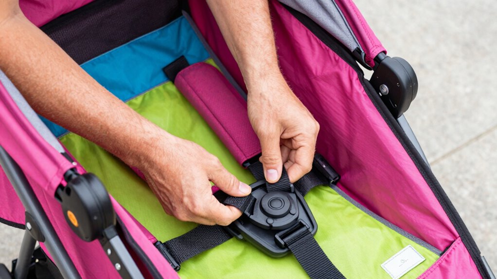 securely attach safety straps