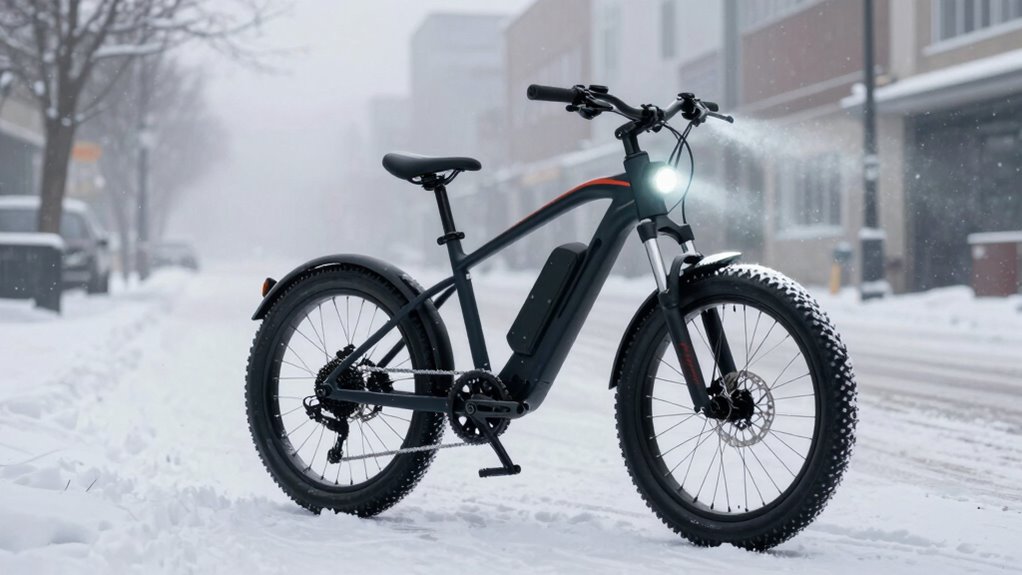 snowy commute e bike essentials