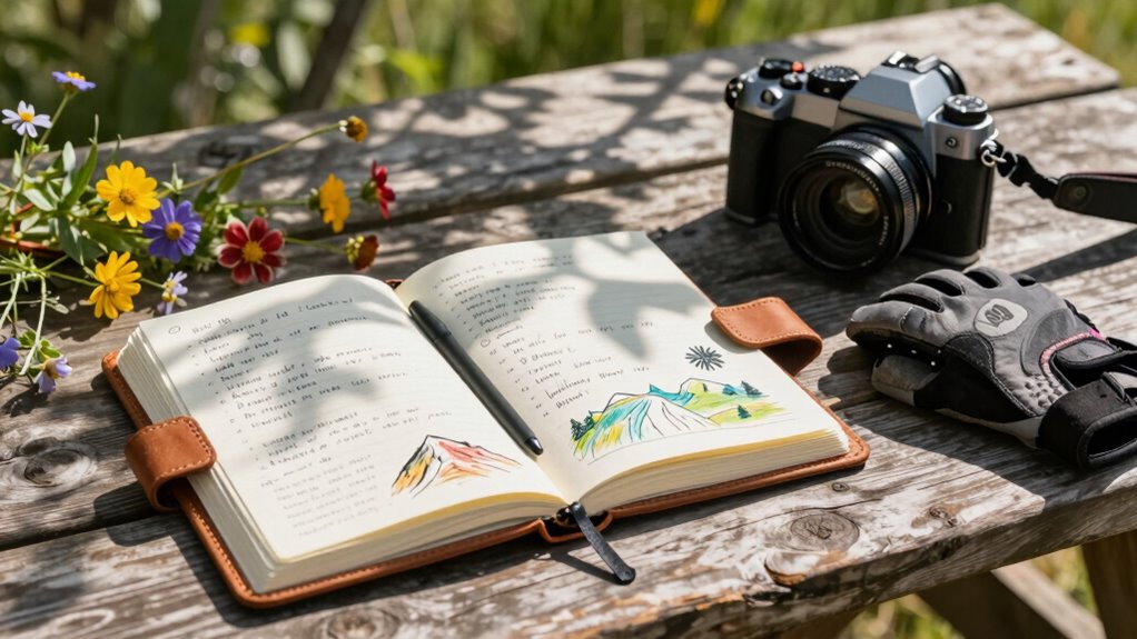 start cycling journaling routine