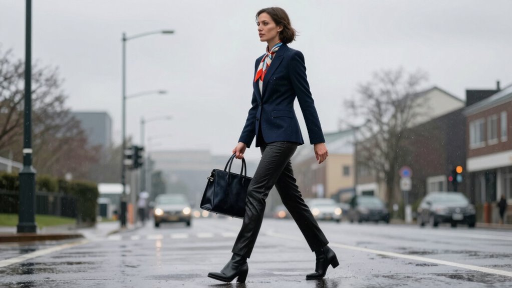 stylish office rain gear