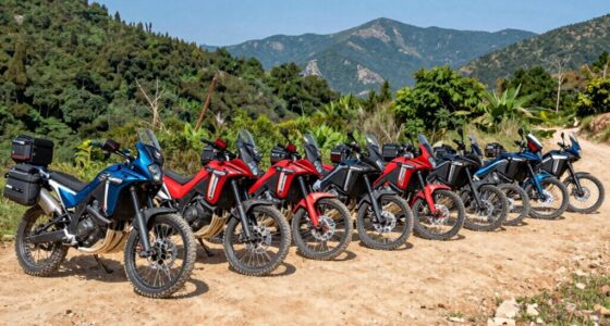 top adventure bikes with frame mounts