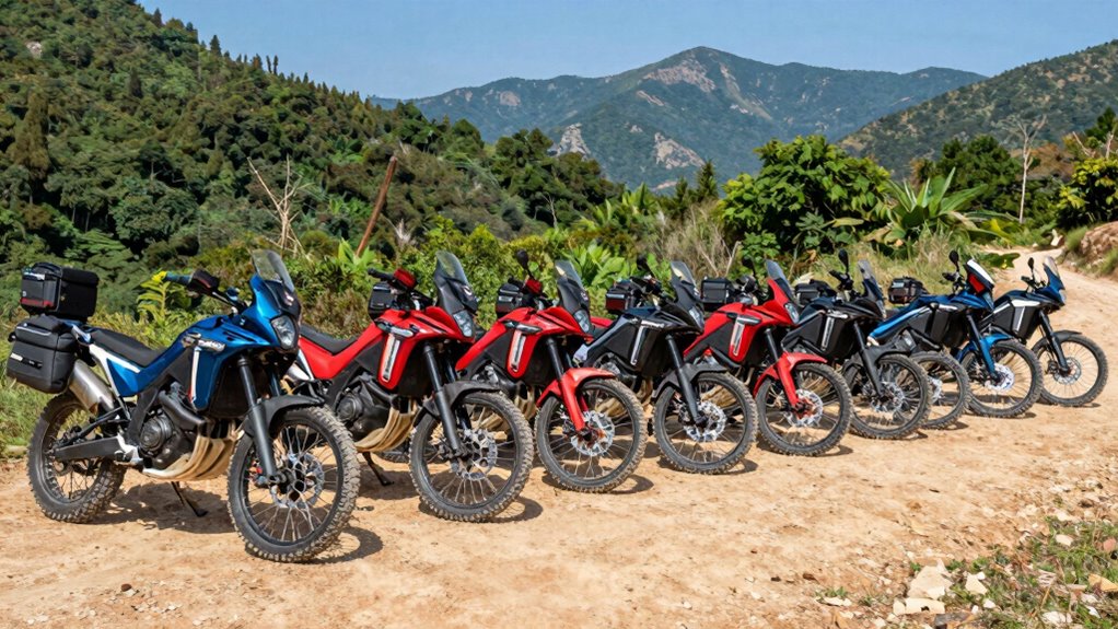 top adventure bikes with frame mounts