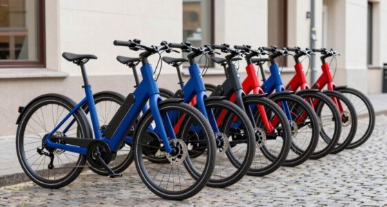 top aluminum step through e bikes