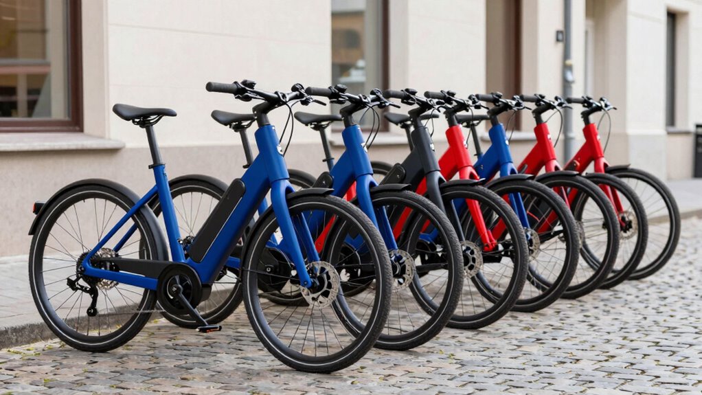 top aluminum step through e bikes