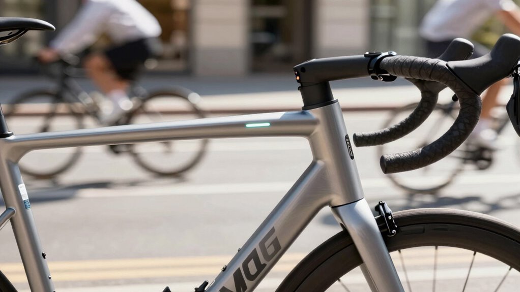 top frame integrated bike alarms