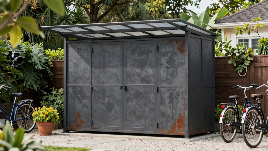 top heavy duty bike sheds