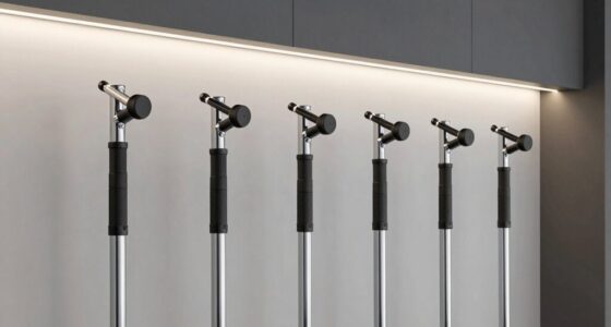 top indoor bike storage poles