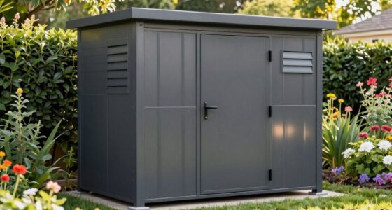top metal bike sheds