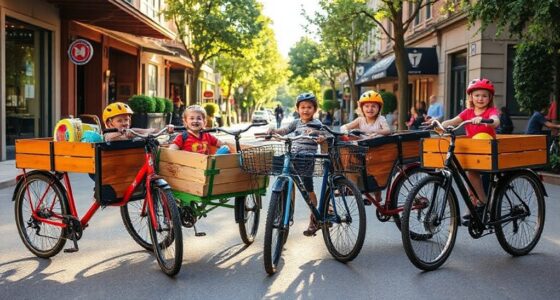 top non electric kid cargo bikes