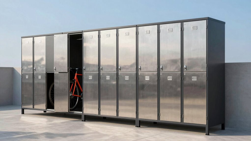 top outdoor bike lockers
