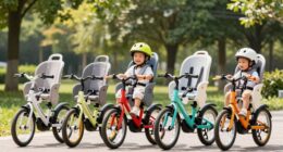 top step through bike seats