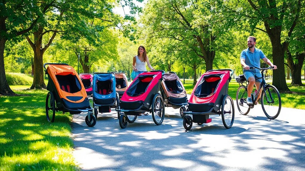 top stroller bike trailer combos