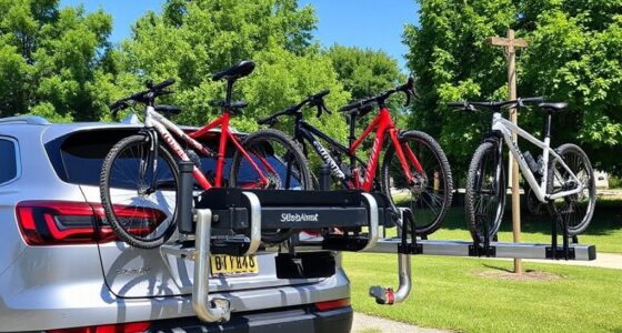 top swing away hitch racks