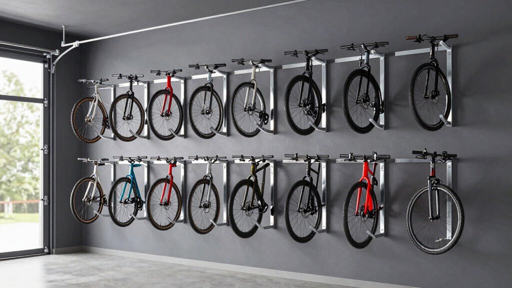 top wall mounted bike storage