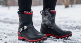 warm cycling footwear options