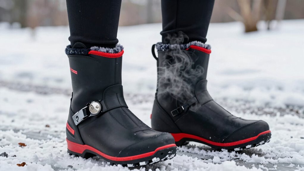 warm cycling footwear options