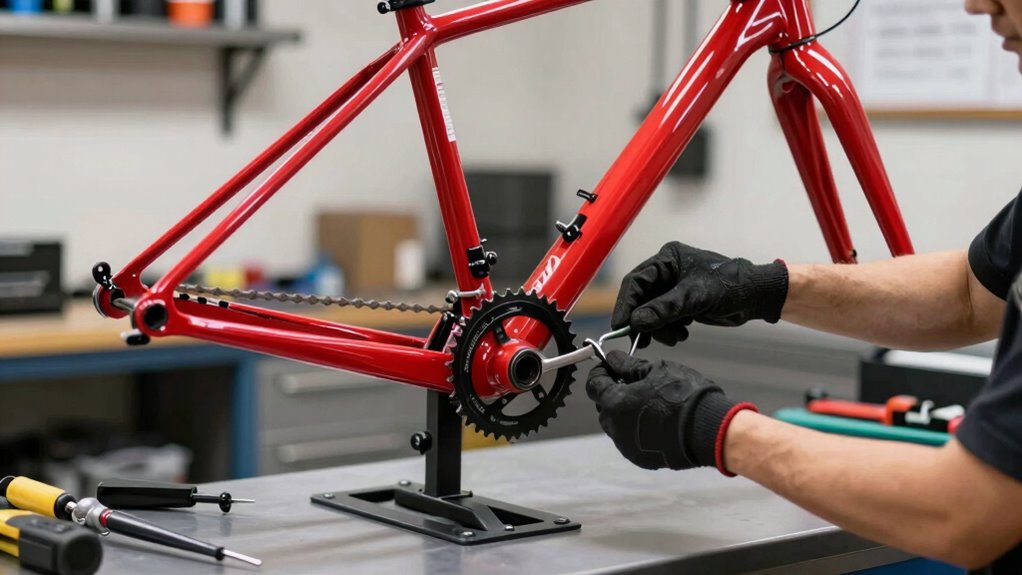 adjustable ergonomic bike stand