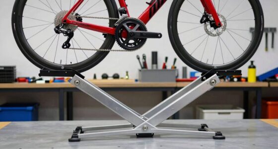 adjusting bike stand height