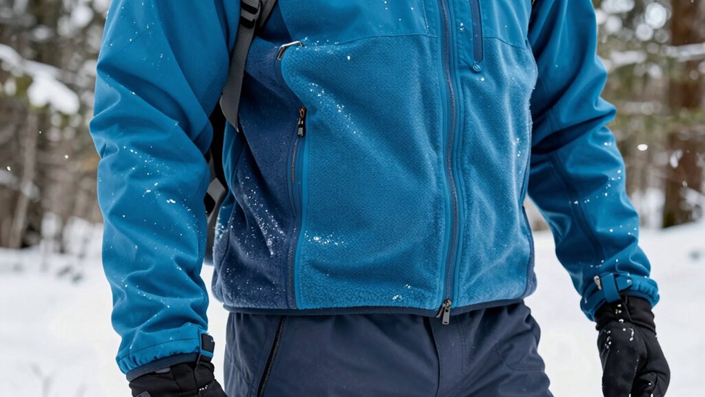 breathable moisture wicking layered clothing