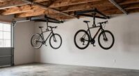 ceiling bike storage solution