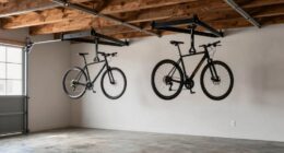 ceiling bike storage solution