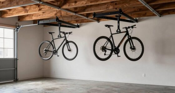 ceiling bike storage solution