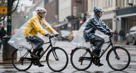 comparing bike rain gear