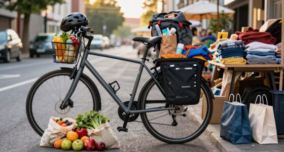 cycling influences shopping habits