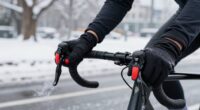 cyclists heated glove recipients