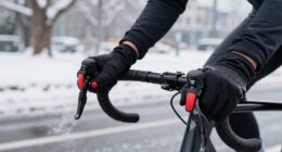 cyclists heated glove recipients